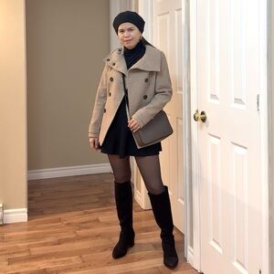 H&M Tan Peacoat